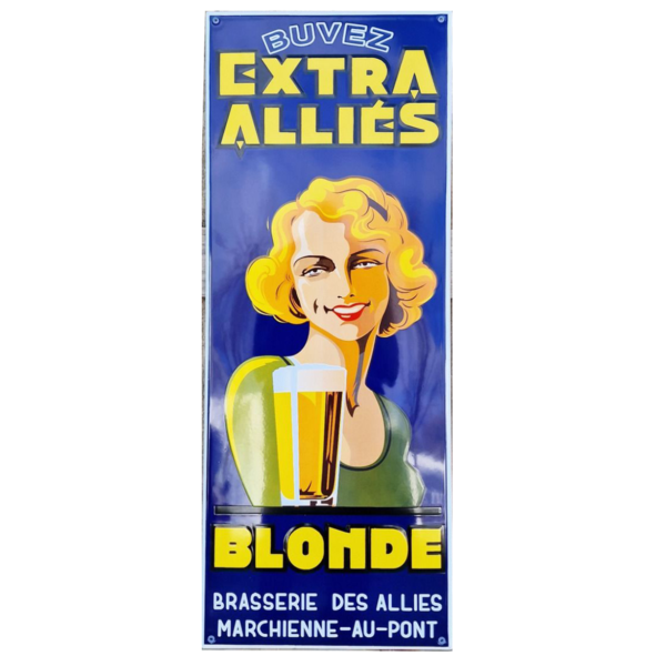 Emaille Bord Buvez Extra Allies