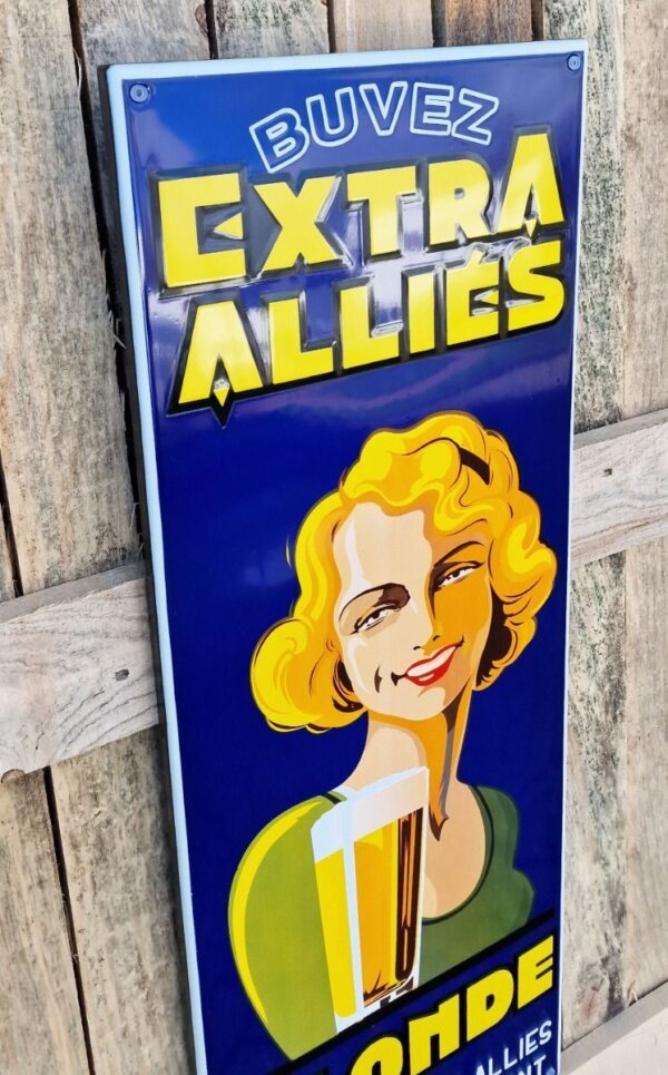 Emaille Bord Buvez Extra Allies