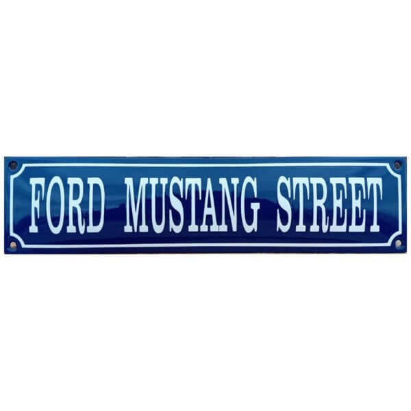 Emaille Bord Ford Mustang Street