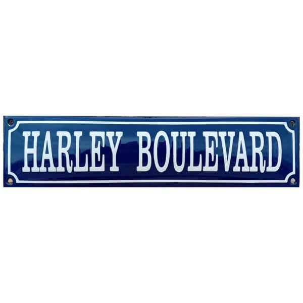 Emaille Bord Harley Boulevard