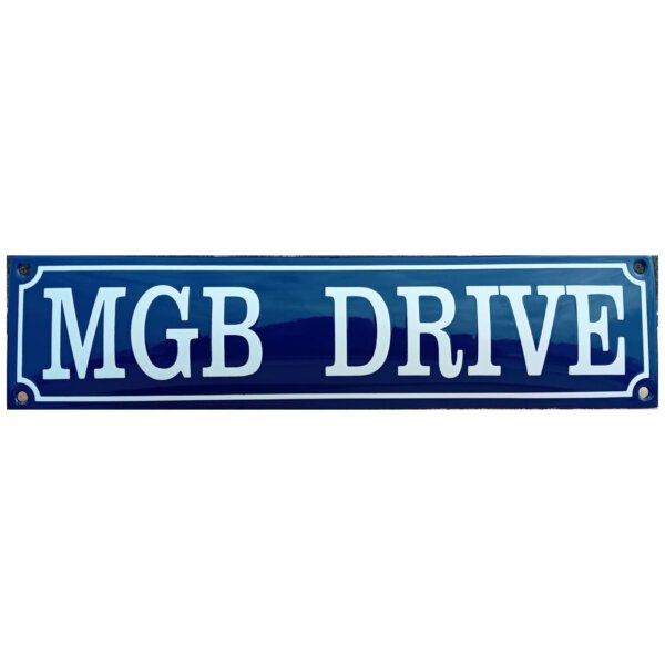 Emaille Bord Mg B Drive