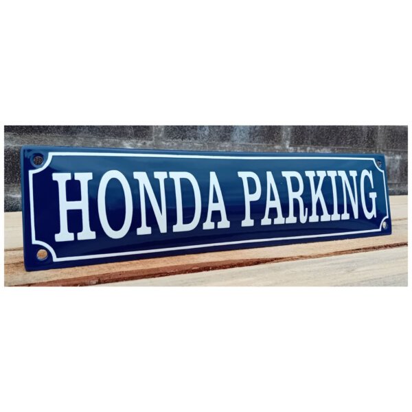 Emaille Bord Honda Parking