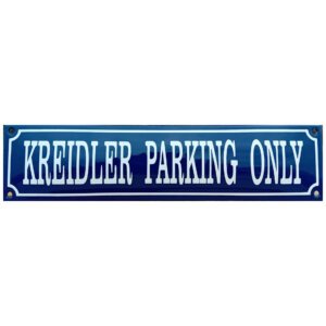 Emaille bord Kreidler Parking Only